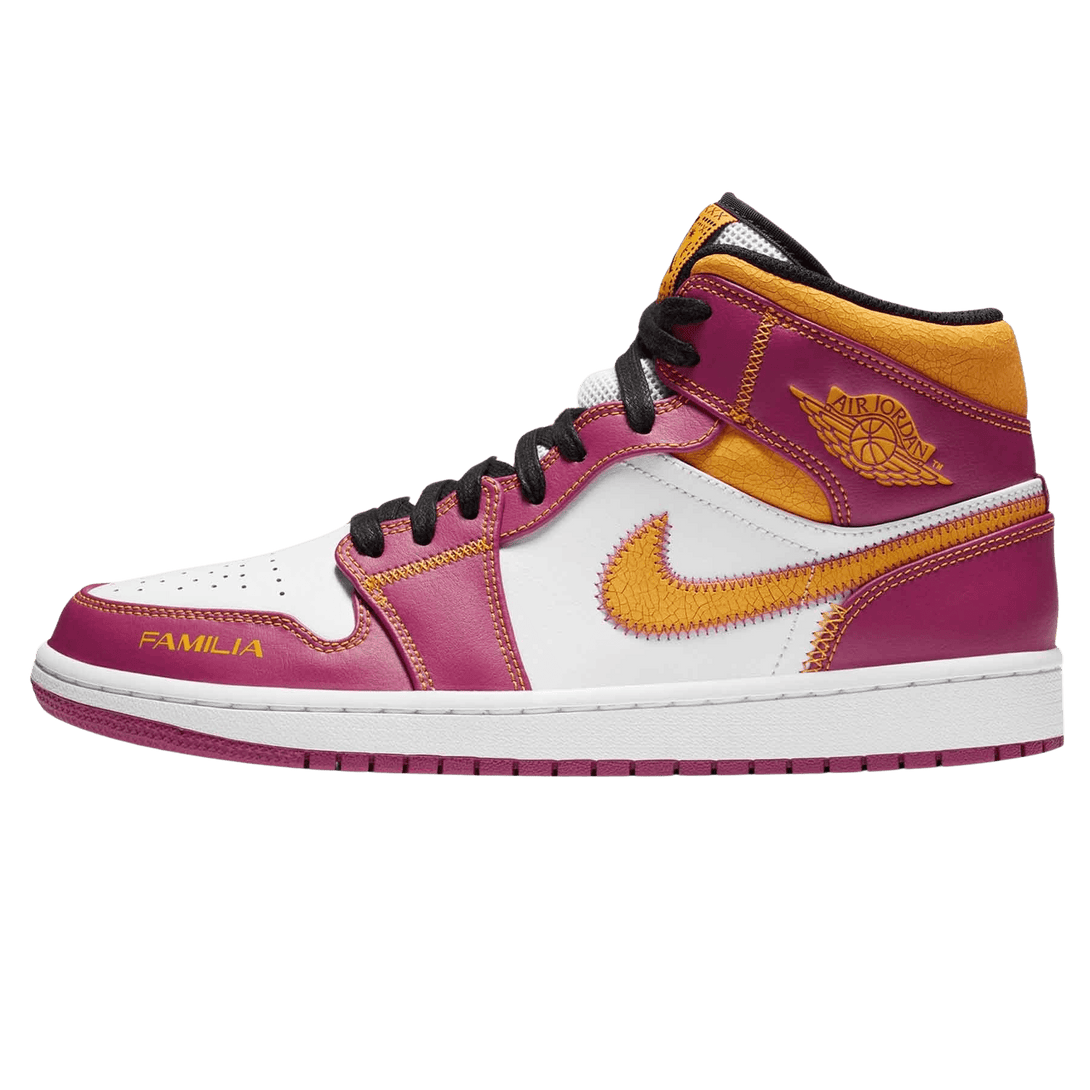 Air Jordan 1 Mid 'Día de Muertos'- Streetwear Fashion - helmiss.com