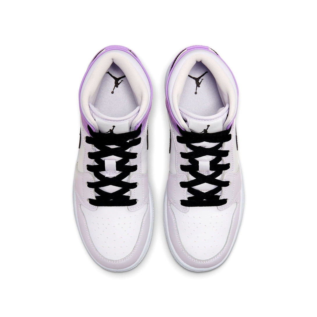 Air Jordan 1 Mid GS 'Barely Grape'- Streetwear Fashion - helmiss.com