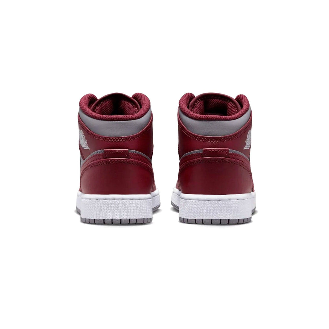 Air Jordan 1 Mid GS 'Cherrywood Red'- Streetwear Fashion - helmiss.com