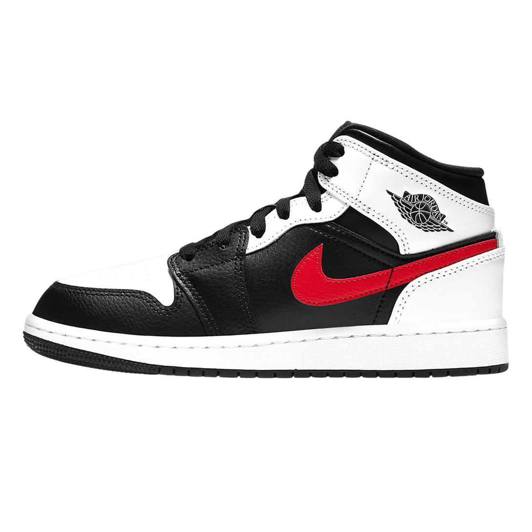 Air Jordan 1 Mid GS 'Chile Red'- Streetwear Fashion - helmiss.com