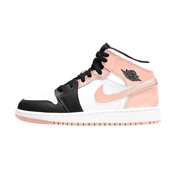 Air Jordan 1 Mid GS 'Crimson Tint'- Streetwear Fashion - helmiss.com