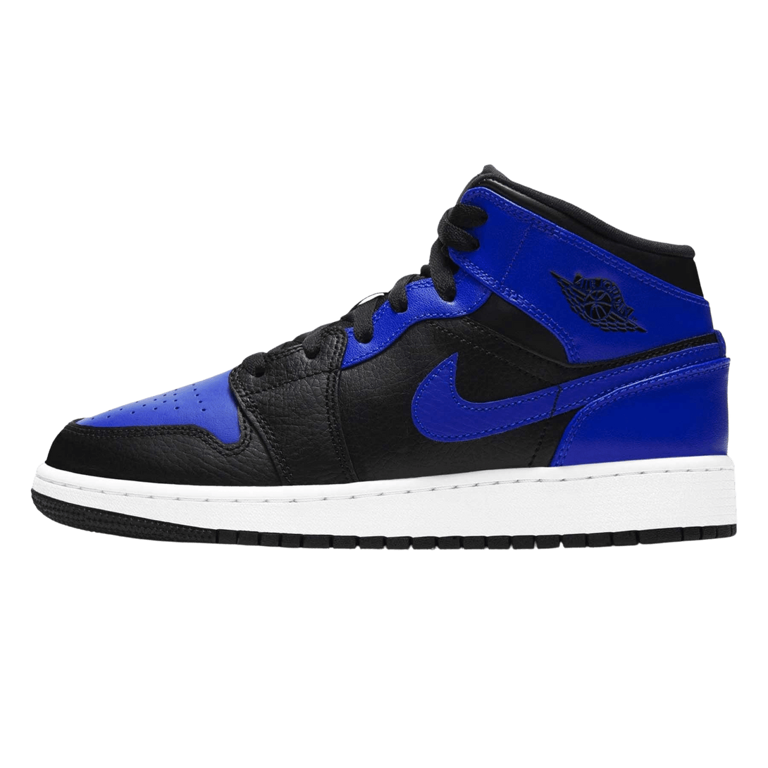 Air Jordan 1 Mid GS 'Hyper Royal'- Streetwear Fashion - helmiss.com