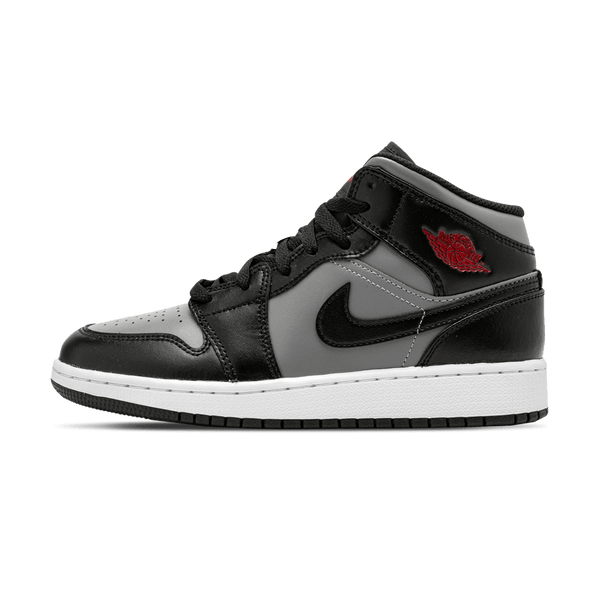 Air Jordan 1 Mid GS 'Shadow'- Streetwear Fashion - helmiss.com