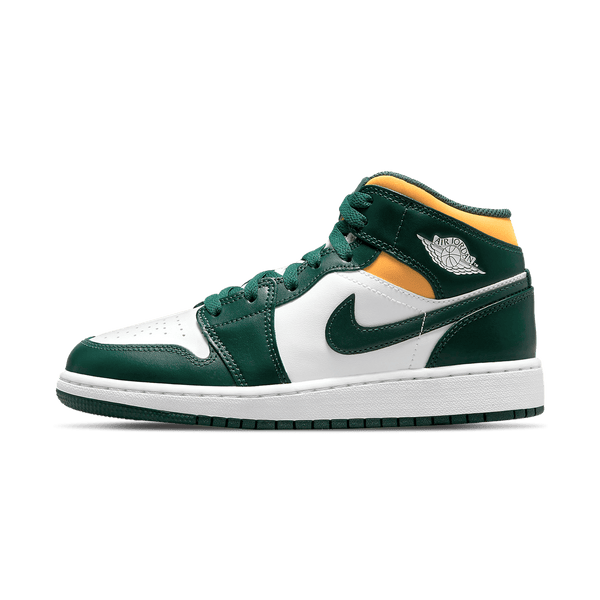 Air Jordan 1 Mid GS 'Sonics' 2021- Streetwear Fashion - helmiss.com