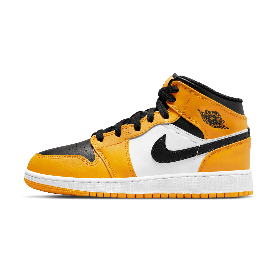 Air Jordan 1 Mid GS 'Taxi'- Streetwear Fashion - helmiss.com