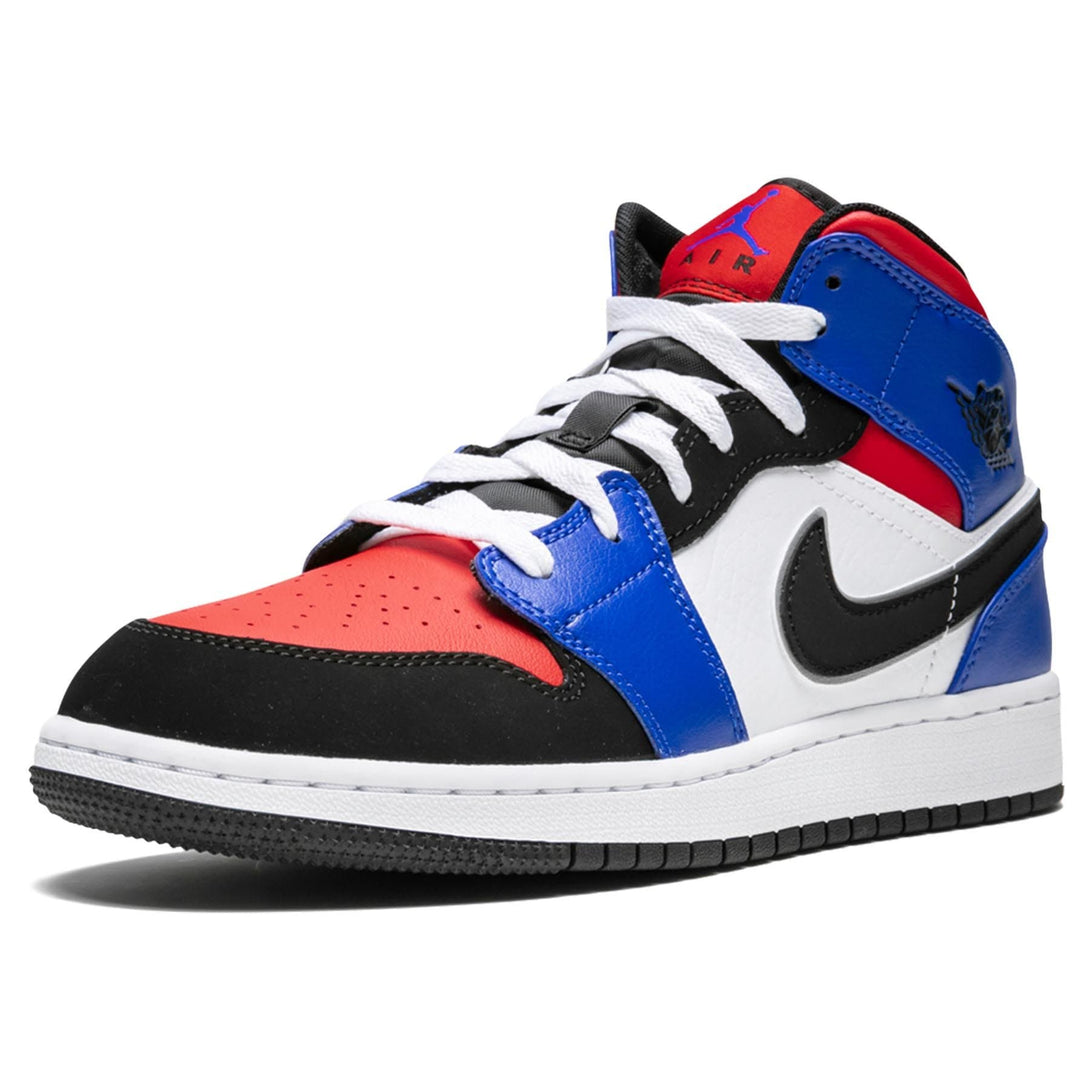 Air Jordan 1 Mid GS 'Top 3'- Streetwear Fashion - helmiss.com