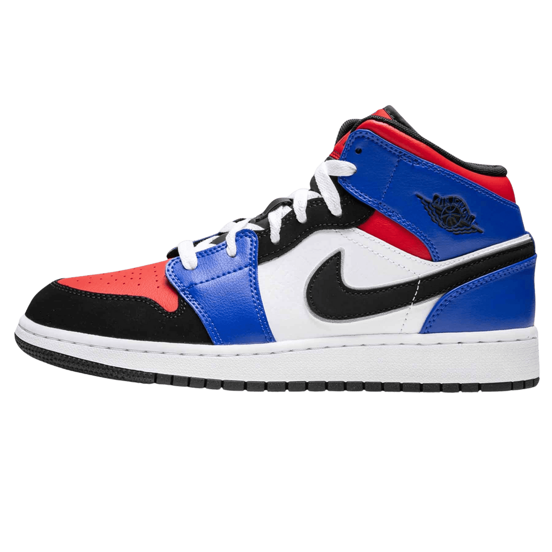 Air Jordan 1 Mid GS 'Top 3'- Streetwear Fashion - helmiss.com