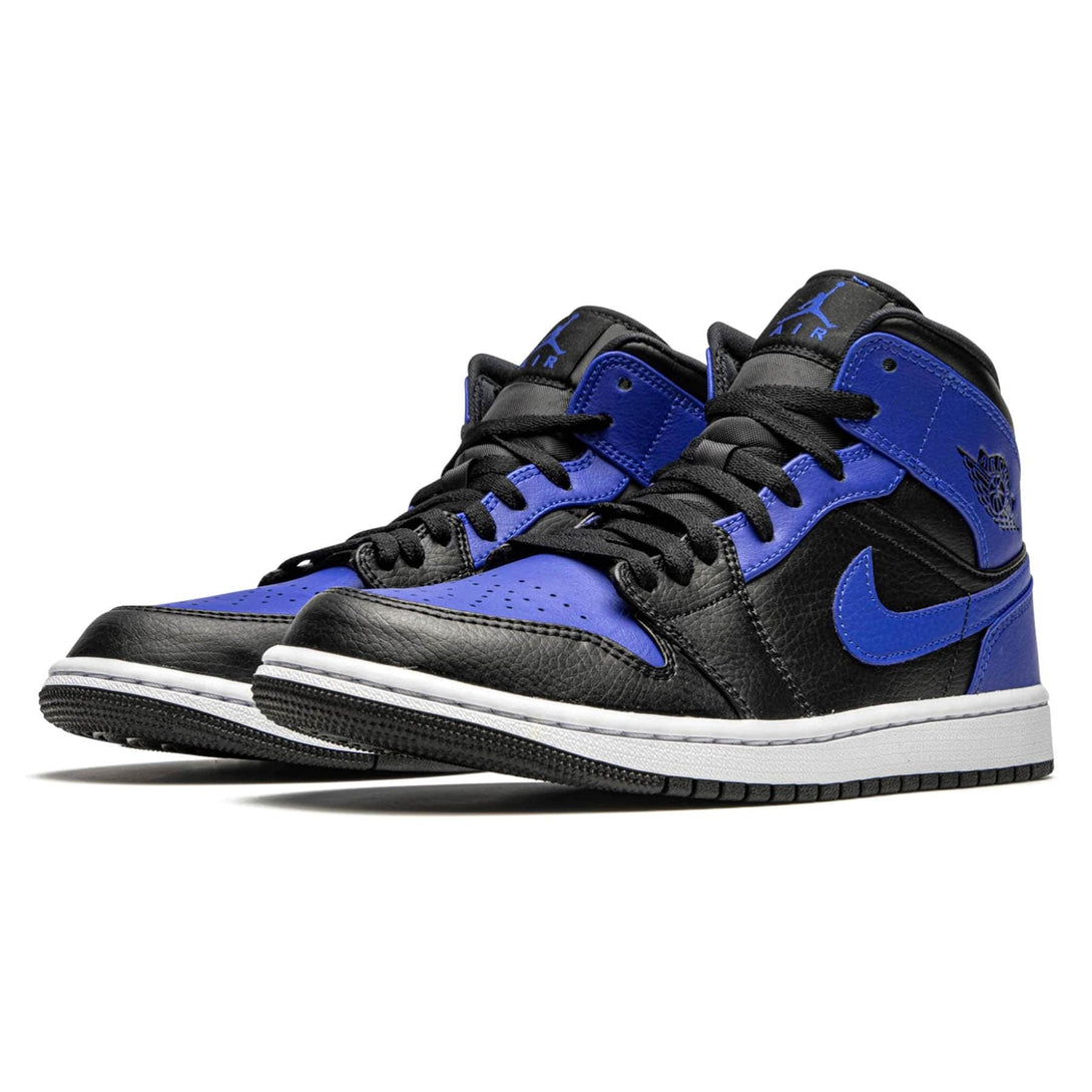 Air Jordan 1 Mid 'Hyper Royal'- Streetwear Fashion - helmiss.com