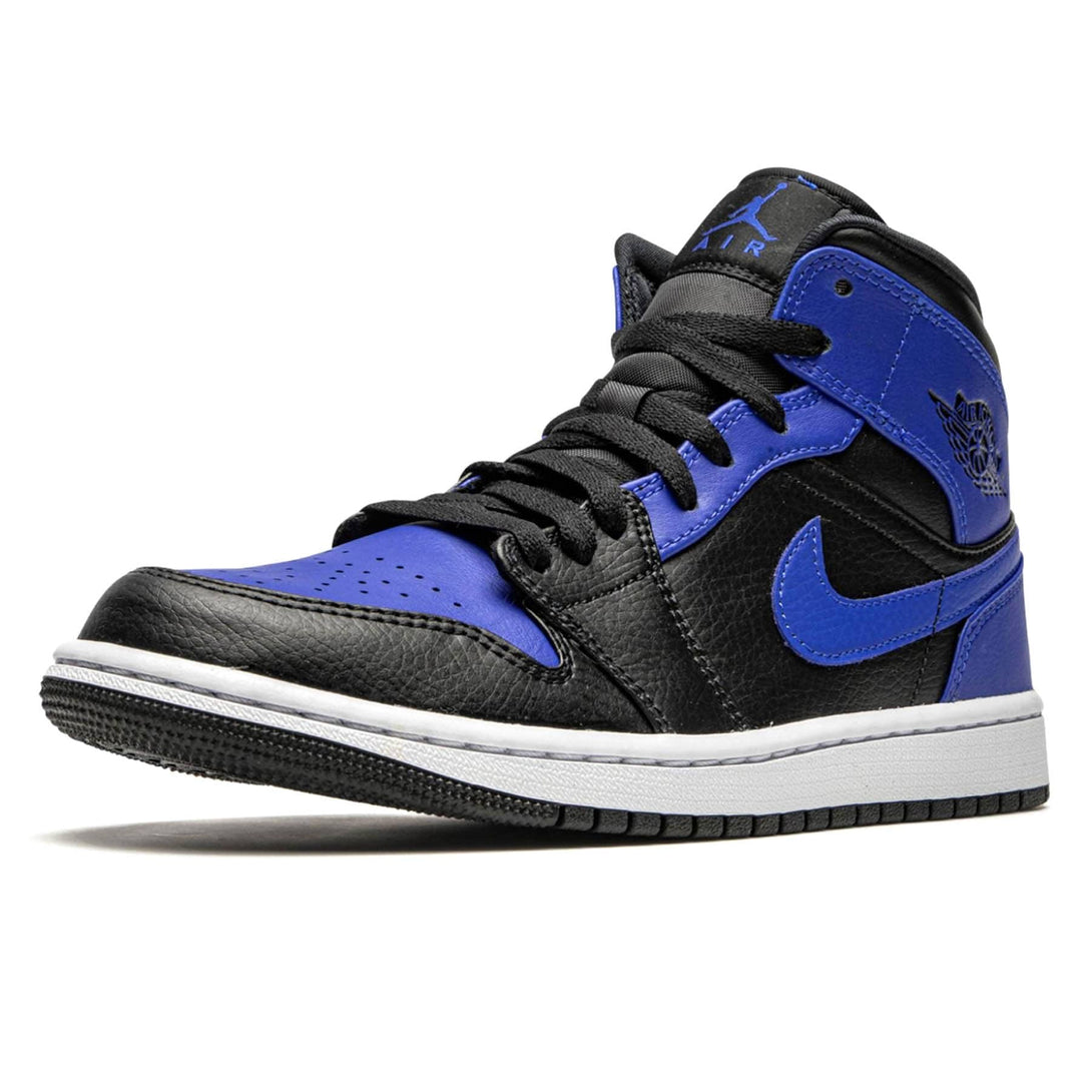 Air Jordan 1 Mid 'Hyper Royal'- Streetwear Fashion - helmiss.com