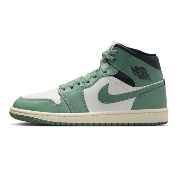 Air Jordan 1 Mid 'Jade Smoke' Wmns- Streetwear Fashion - helmiss.com