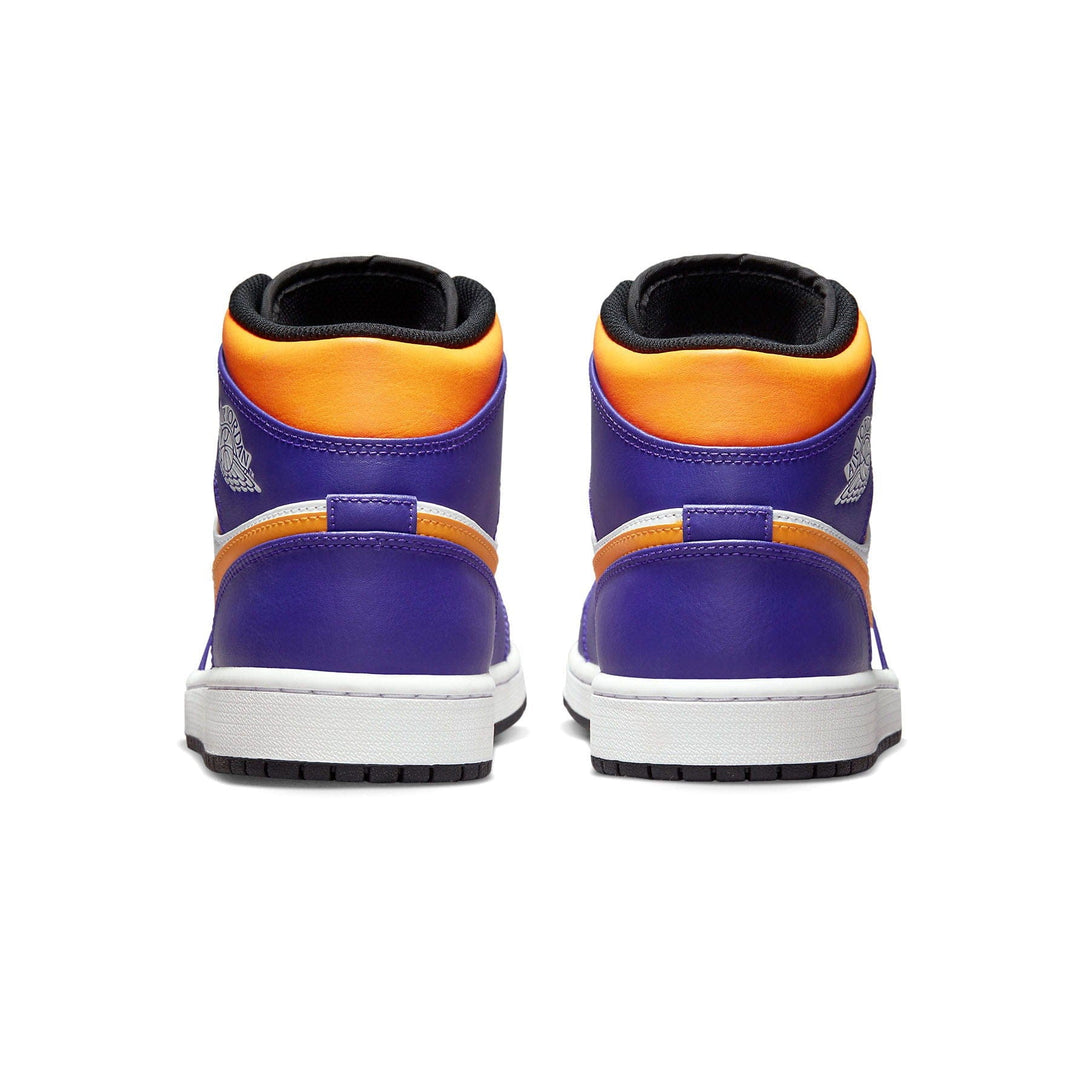 Air Jordan 1 Mid 'Lakers'- Streetwear Fashion - helmiss.com