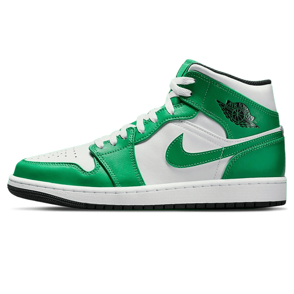 Air Jordan 1 Mid 'Lucky Green'- Streetwear Fashion - helmiss.com