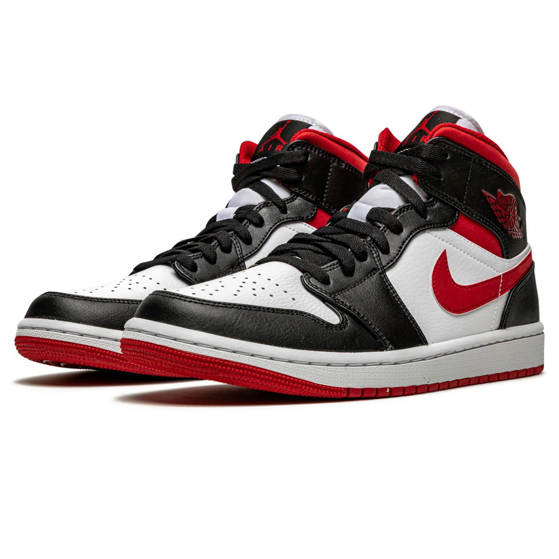 Air Jordan 1 Mid 'Metallic Red'- Streetwear Fashion - helmiss.com