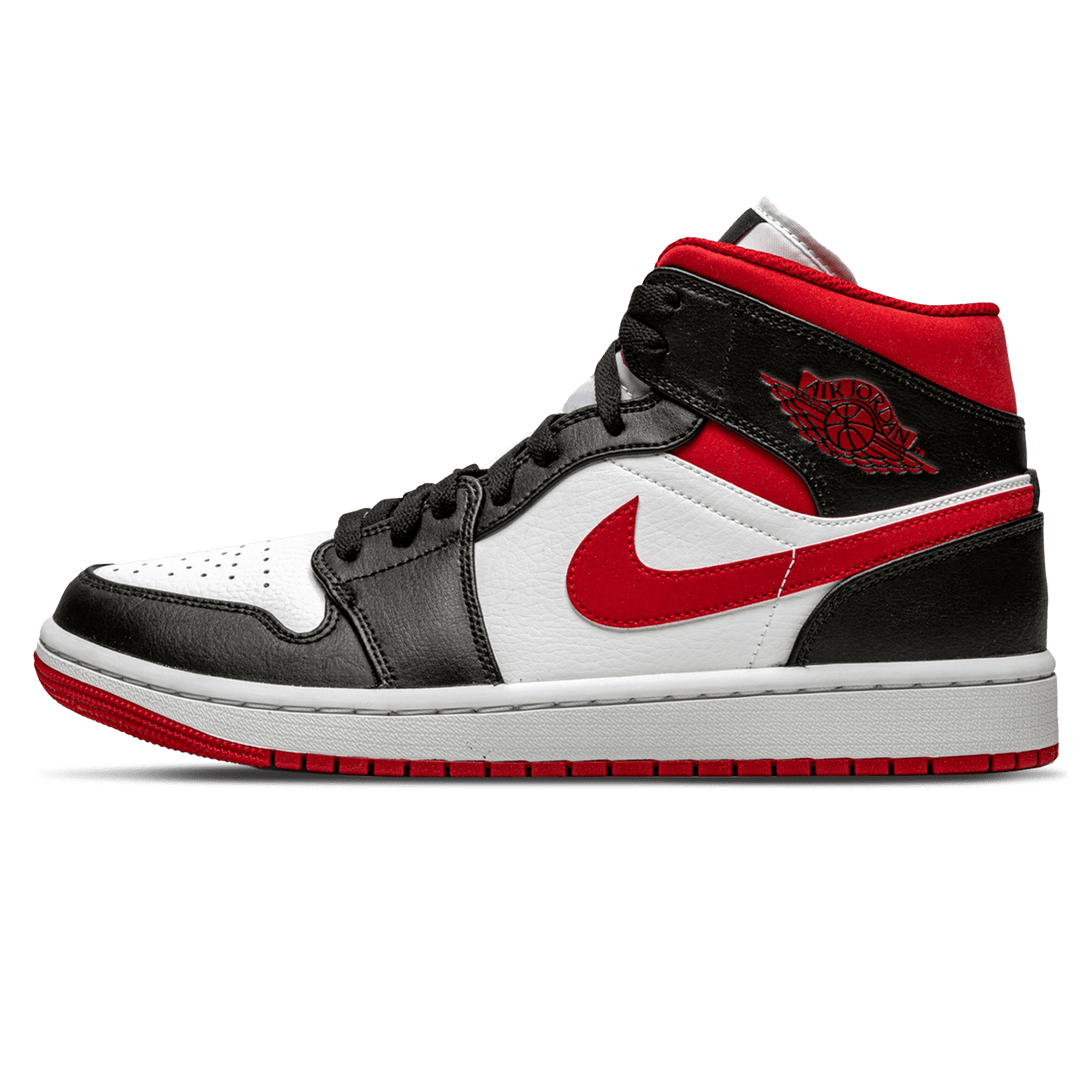 Air Jordan 1 Mid 'Metallic Red'- Streetwear Fashion - helmiss.com