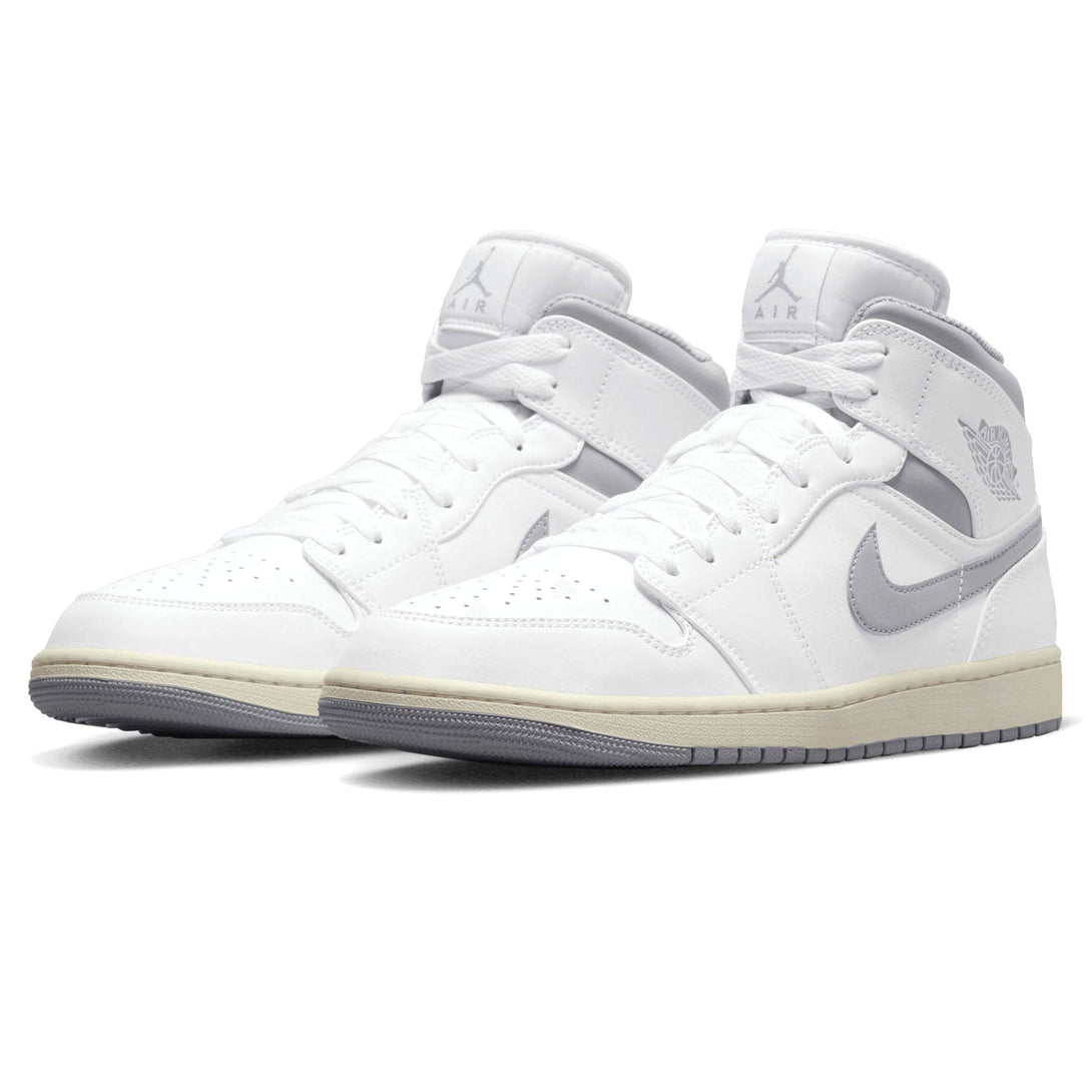 Air Jordan 1 Mid 'Neutral Grey'- Streetwear Fashion - helmiss.com