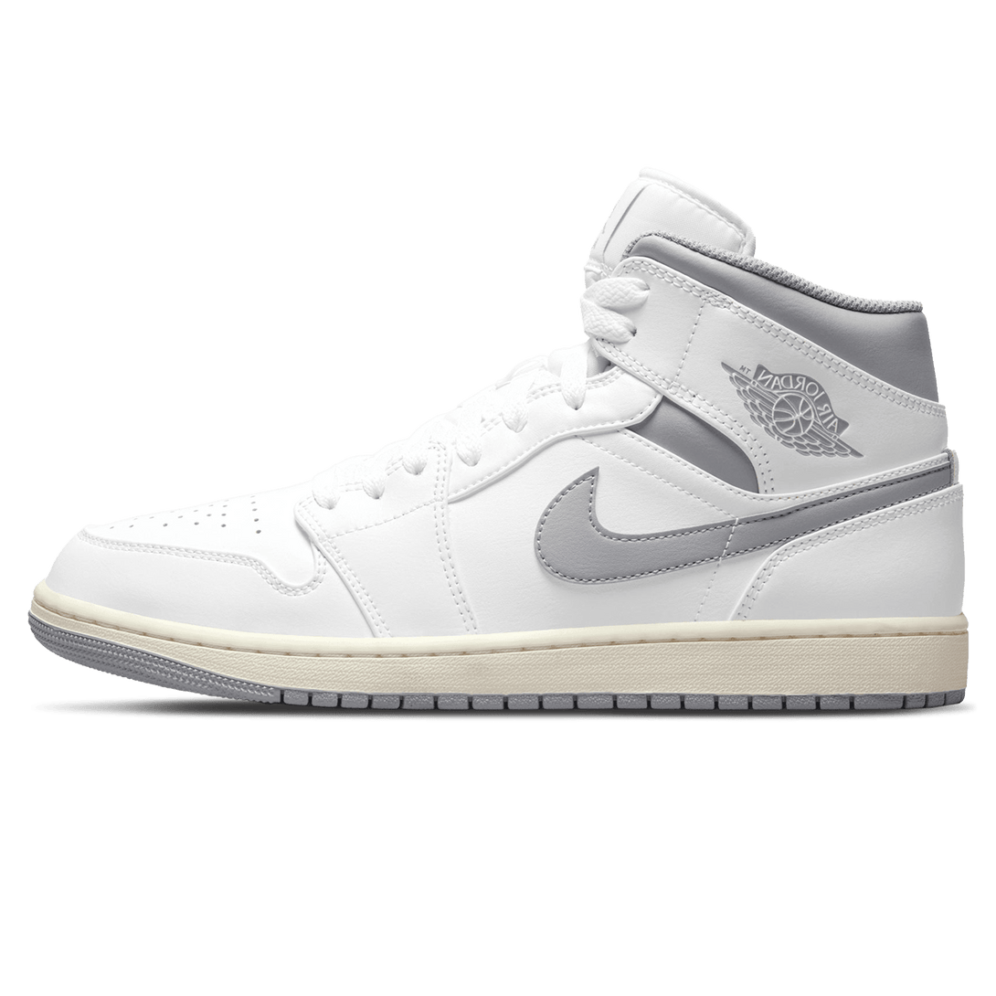 Air Jordan 1 Mid 'Neutral Grey'- Streetwear Fashion - helmiss.com