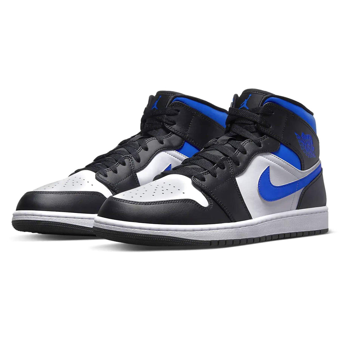 Air Jordan 1 Mid 'Racer Blue'- Streetwear Fashion - helmiss.com