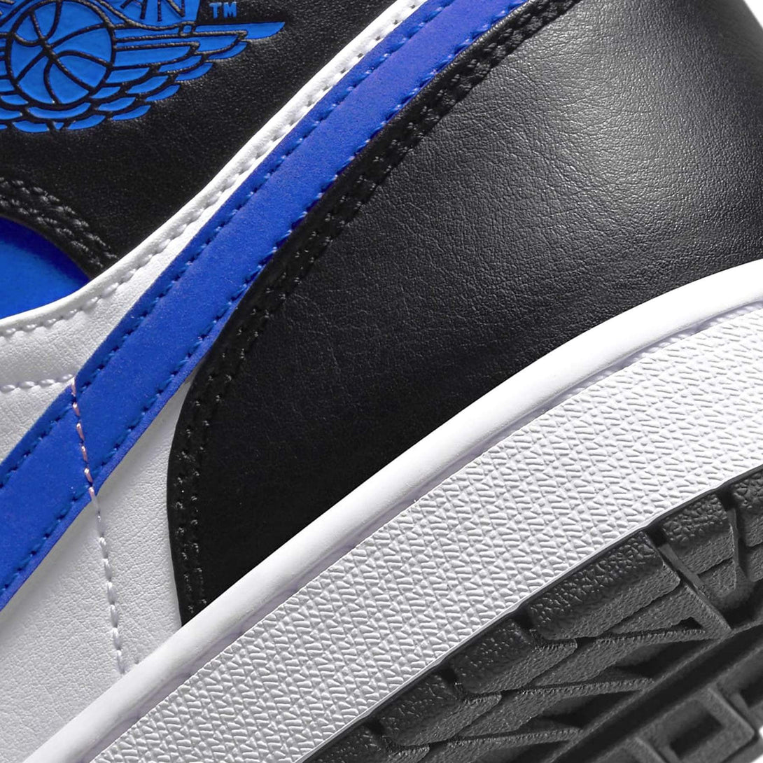 Air Jordan 1 Mid 'Racer Blue'- Streetwear Fashion - helmiss.com