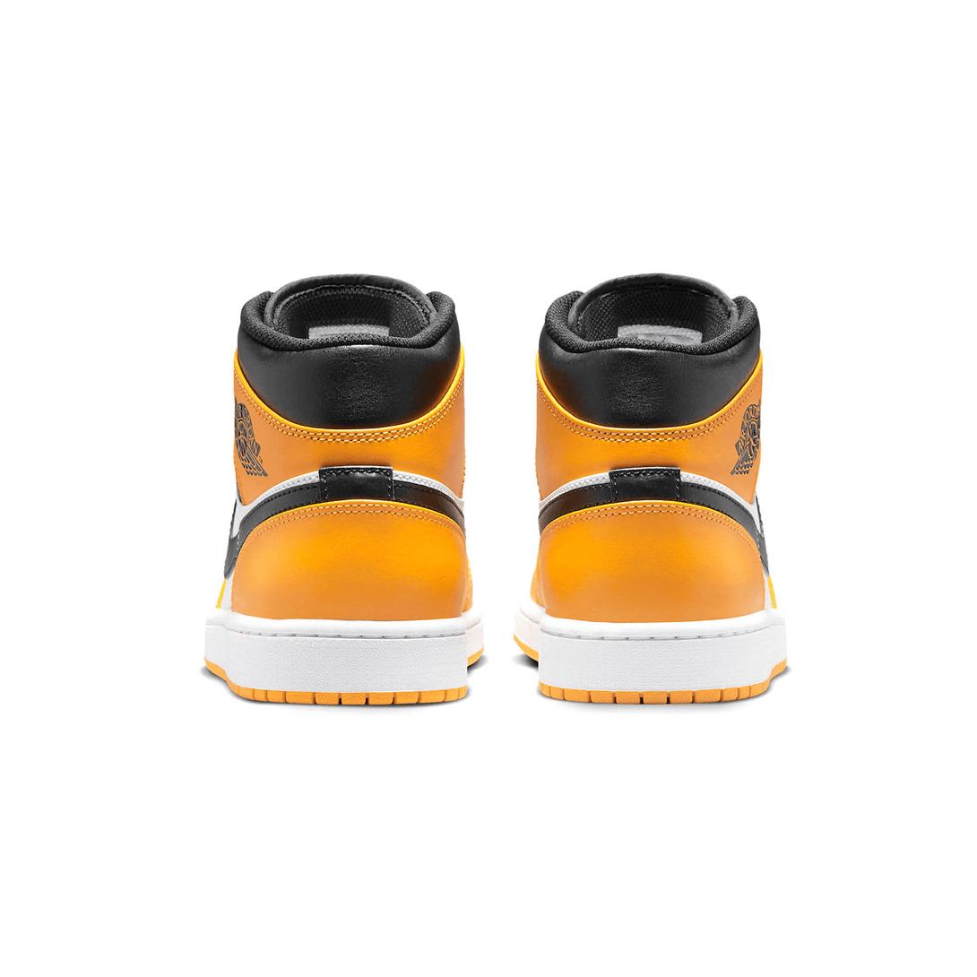 Air Jordan 1 Mid 'Reverse Yellow Toe'- Streetwear Fashion - helmiss.com