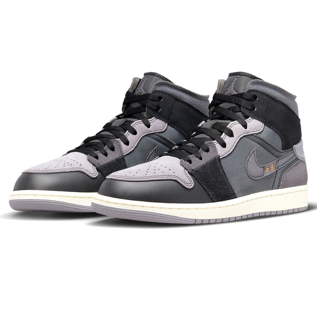 Air Jordan 1 Mid SE Craft 'Inside Out - Black'- Streetwear Fashion - helmiss.com