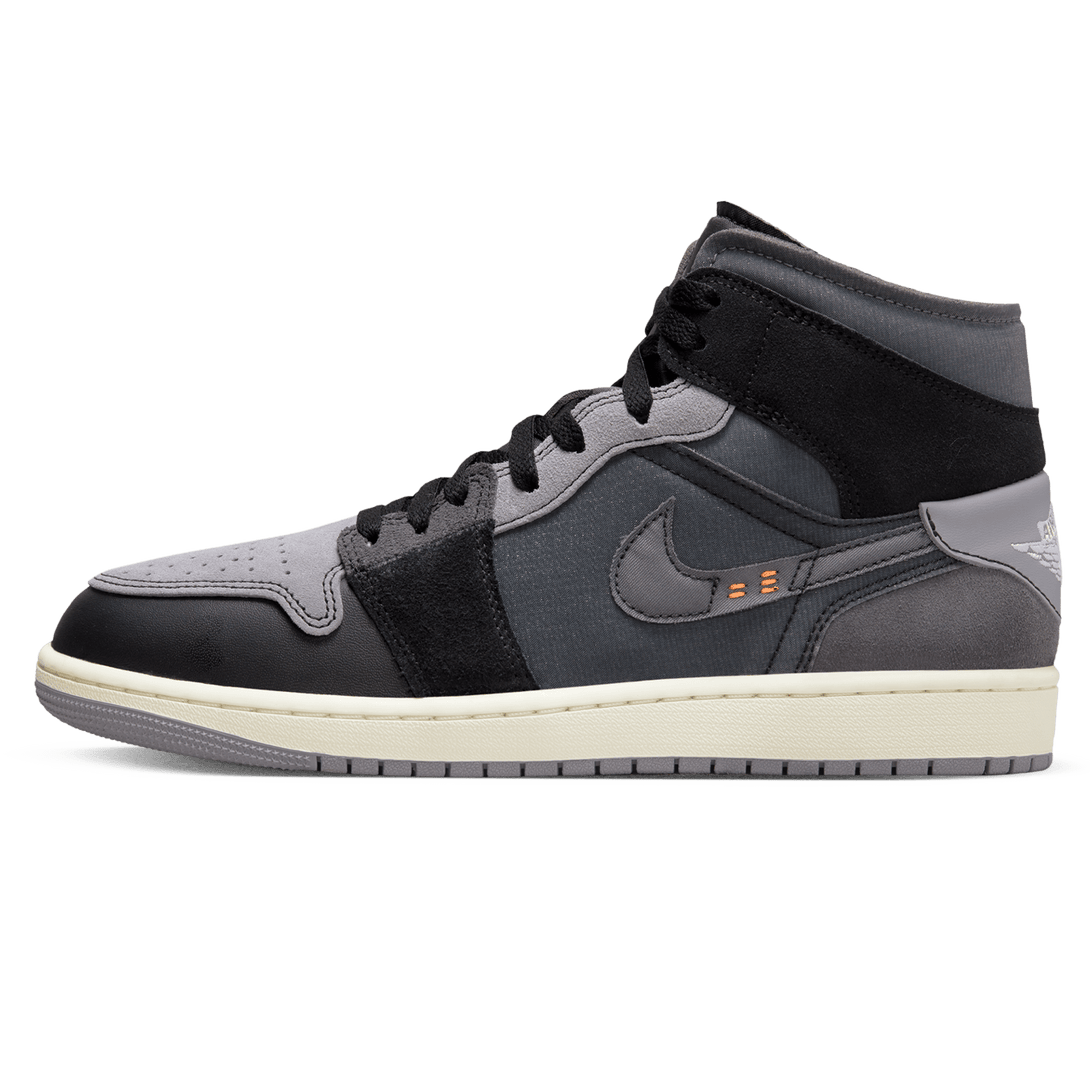 Air Jordan 1 Mid SE Craft 'Inside Out - Black'- Streetwear Fashion - helmiss.com