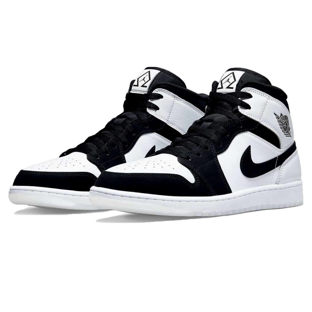 Air Jordan 1 Mid SE 'Diamond'- Streetwear Fashion - helmiss.com