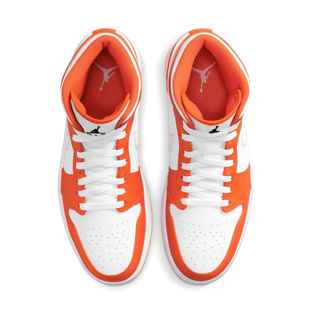 Air Jordan 1 Mid SE 'Electro Orange'- Streetwear Fashion - helmiss.com