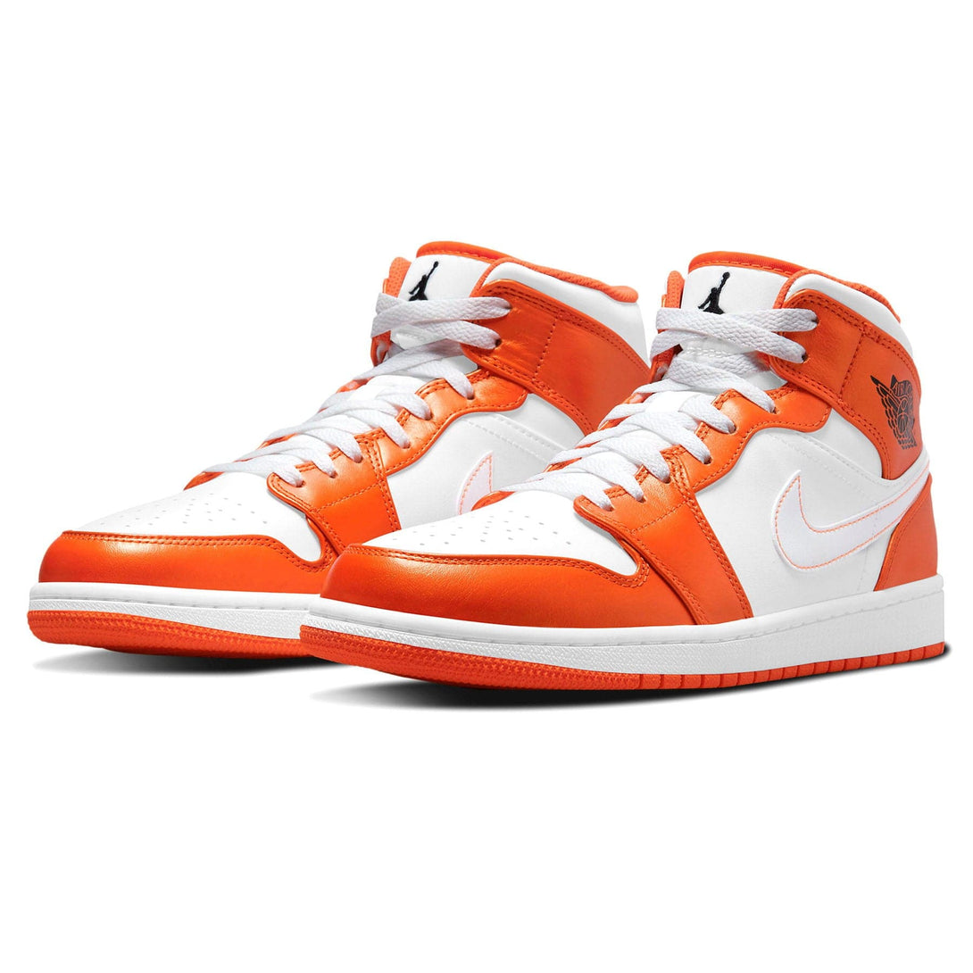 Air Jordan 1 Mid SE 'Electro Orange'- Streetwear Fashion - helmiss.com