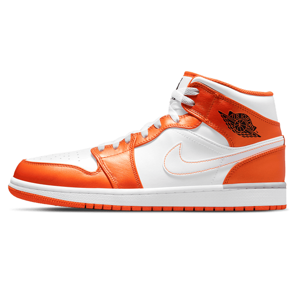 Air Jordan 1 Mid SE 'Electro Orange'- Streetwear Fashion - helmiss.com