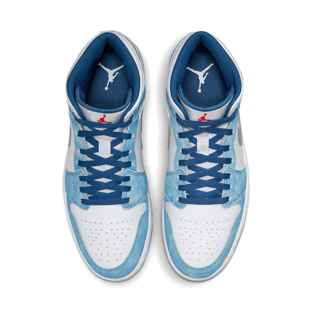 Air Jordan 1 Mid SE 'French Blue'- Streetwear Fashion - helmiss.com