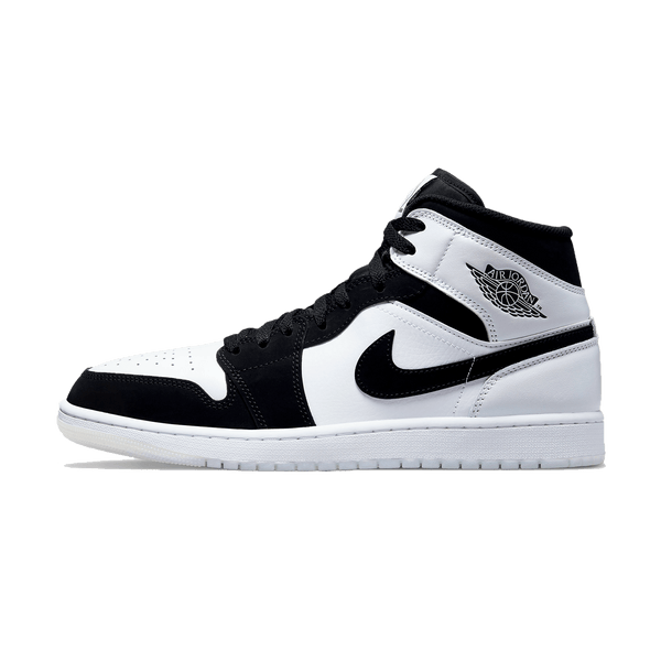 Air Jordan 1 Mid SE GS 'Diamond'- Streetwear Fashion - helmiss.com