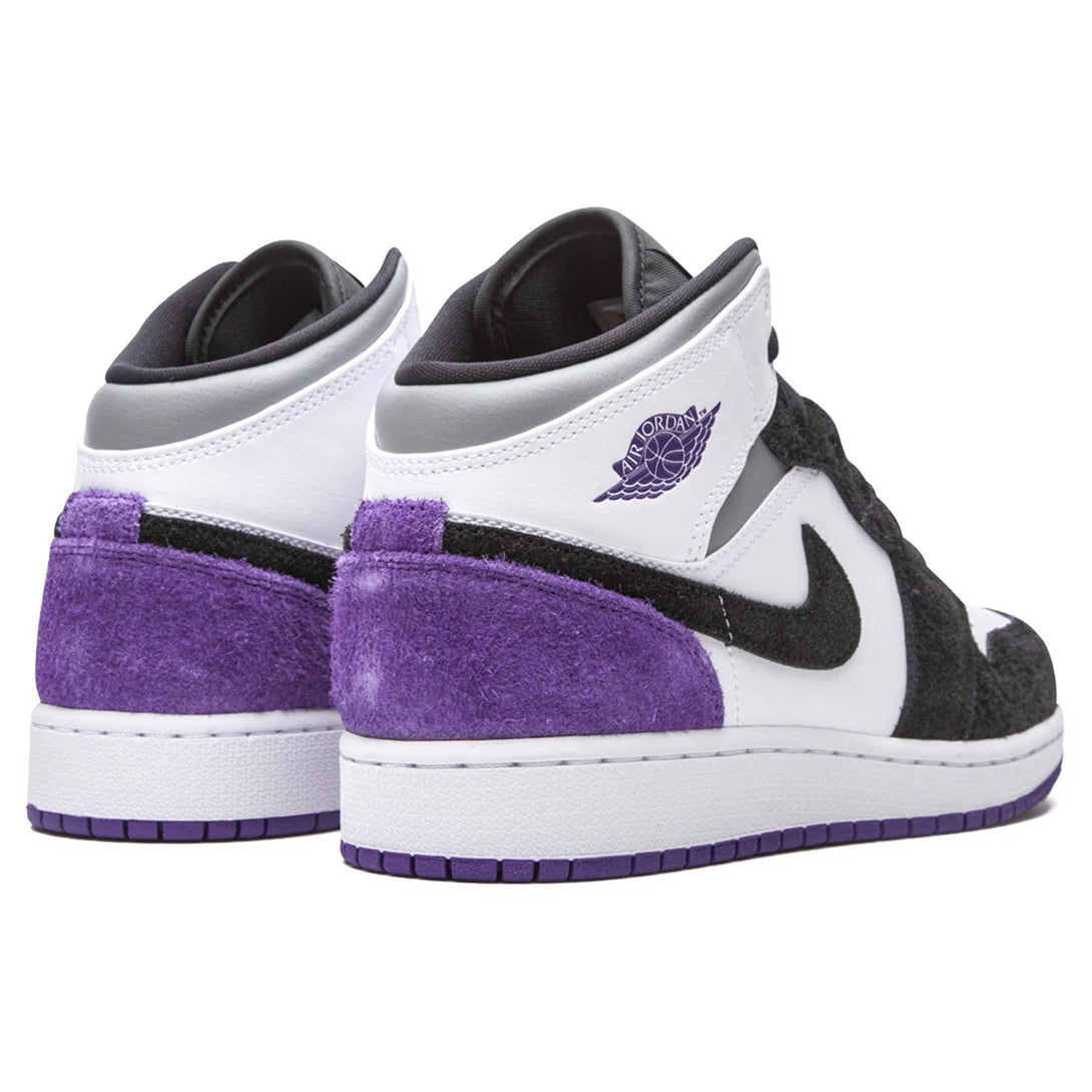 Air Jordan 1 Mid SE GS 'Varsity Purple'- Streetwear Fashion - helmiss.com