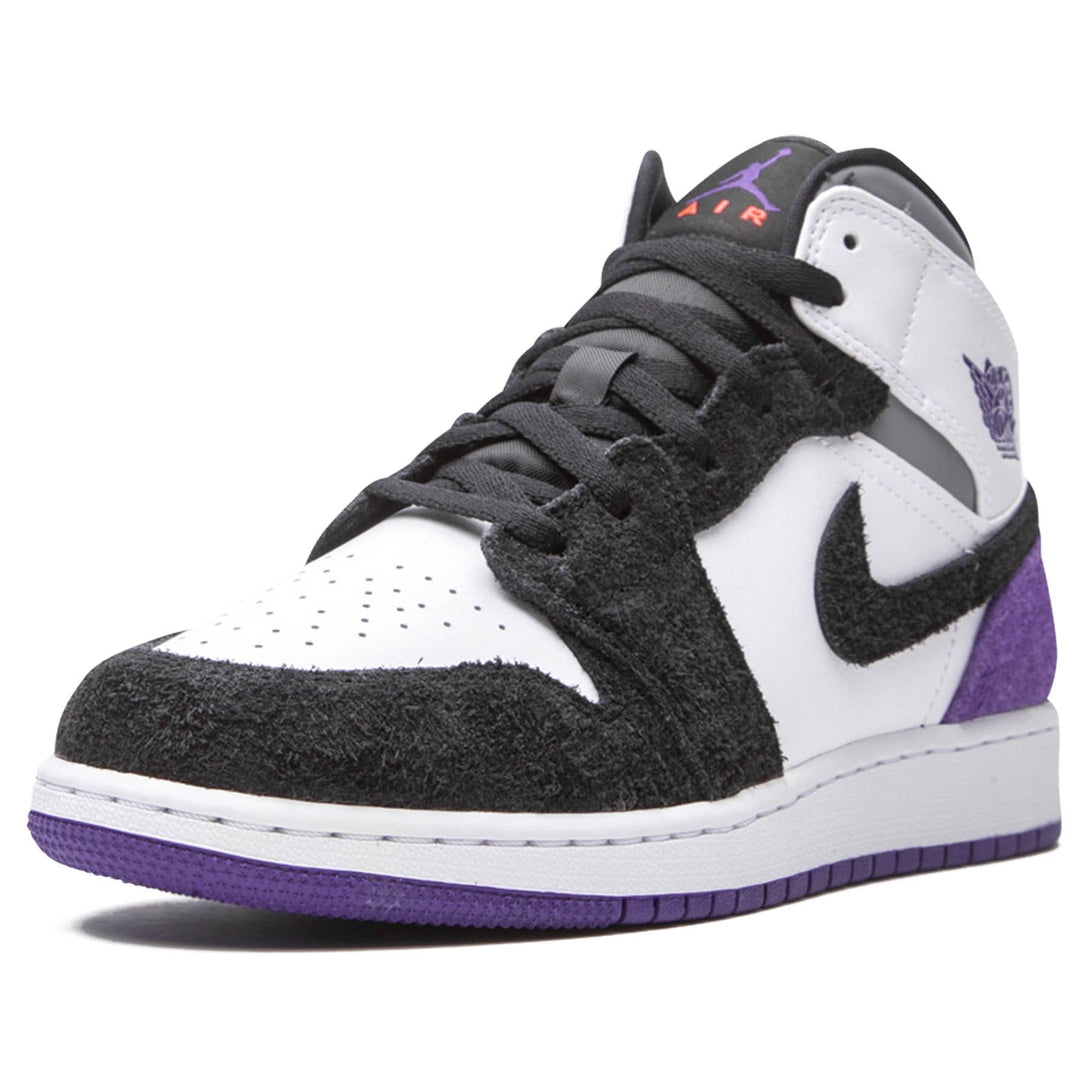 Air Jordan 1 Mid SE GS 'Varsity Purple'- Streetwear Fashion - helmiss.com