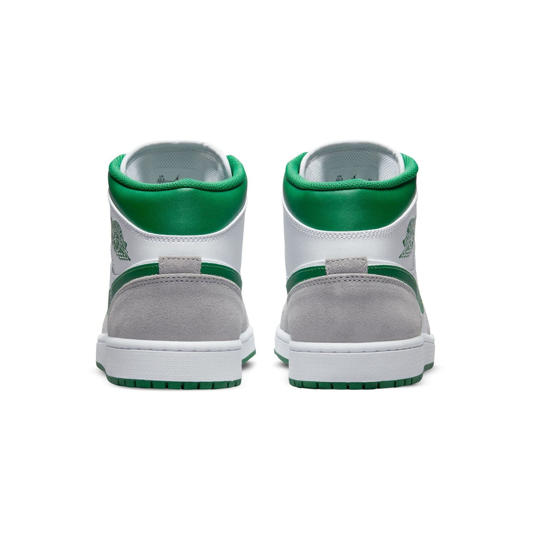 Air Jordan 1 Mid SE 'Grey Pine Green'- Streetwear Fashion - helmiss.com