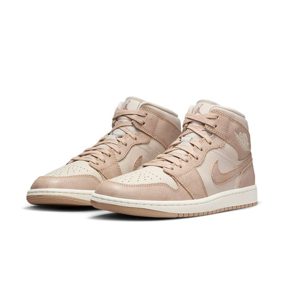 Air Jordan 1 Mid SE 'Legend Light Brown' Wmns- Streetwear Fashion - helmiss.com