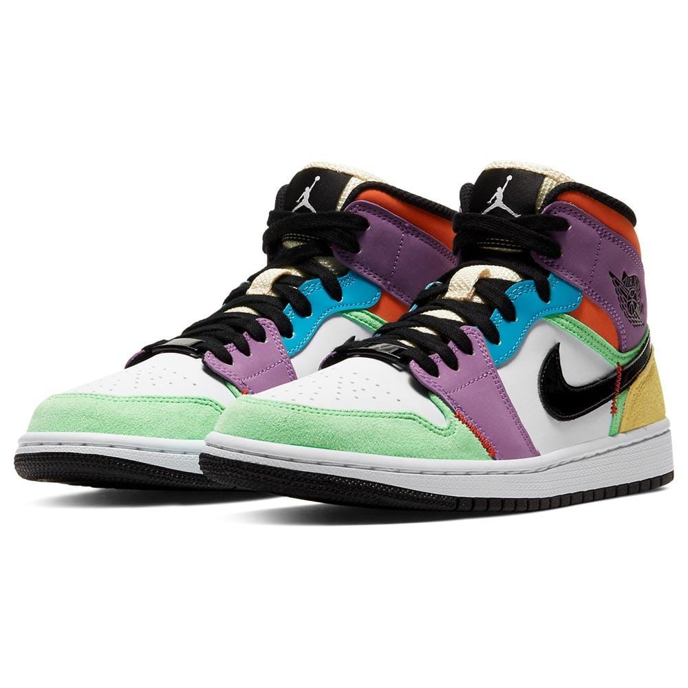 Air Jordan 1 Mid SE Multi-Colour (W)- Streetwear Fashion - helmiss.com