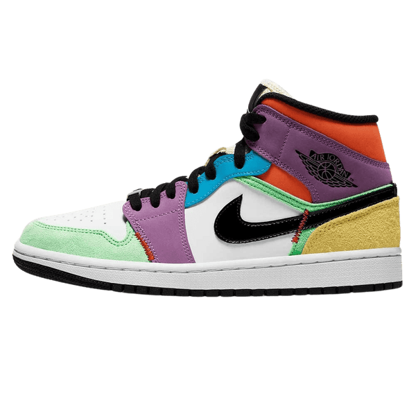 Air Jordan 1 Mid SE Multi-Colour (W)- Streetwear Fashion - helmiss.com