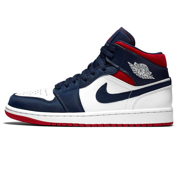 Air Jordan 1 Mid SE “Olympic USA”- Streetwear Fashion - helmiss.com