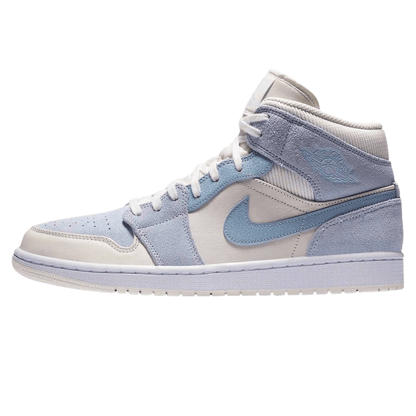 Air Jordan 1 Mid SE 'Sail Light Blue'- Streetwear Fashion - helmiss.com