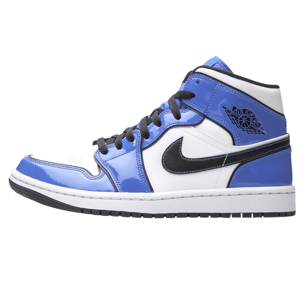 Air Jordan 1 Mid SE 'Signal Blue'- Streetwear Fashion - helmiss.com