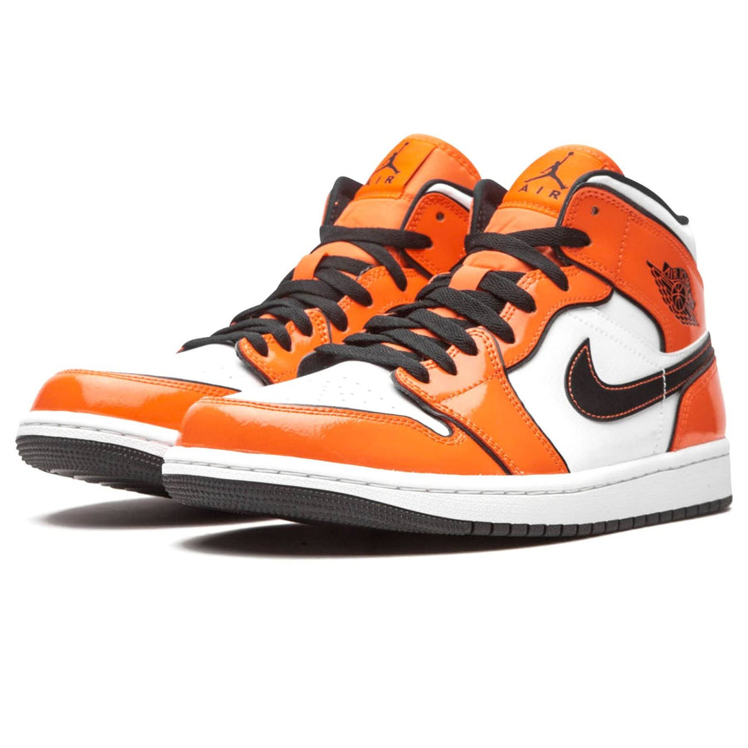 Air Jordan 1 Mid SE 'Turf Orange'- Streetwear Fashion - helmiss.com