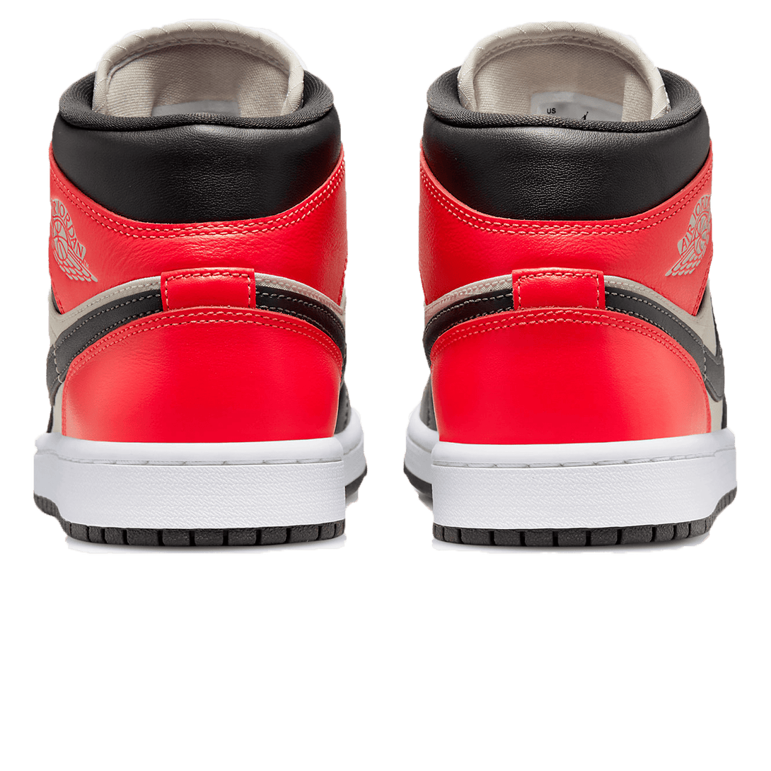 Air Jordan 1 Mid SE Wmns 'Newsprint'- Streetwear Fashion - helmiss.com