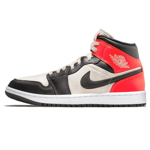 Air Jordan 1 Mid SE Wmns 'Newsprint'- Streetwear Fashion - helmiss.com