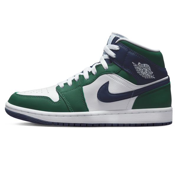 Air Jordan 1 Mid SE Wmns 'Noble Green'- Streetwear Fashion - helmiss.com