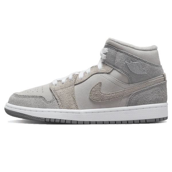 Air Jordan 1 Mid SE Wmns 'Particle Grey'- Streetwear Fashion - helmiss.com