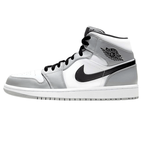 Air Jordan 1 Mid 'Smoke Grey'- Streetwear Fashion - helmiss.com