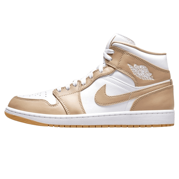 Air Jordan 1 Mid 'Tan Gum'- Streetwear Fashion - helmiss.com