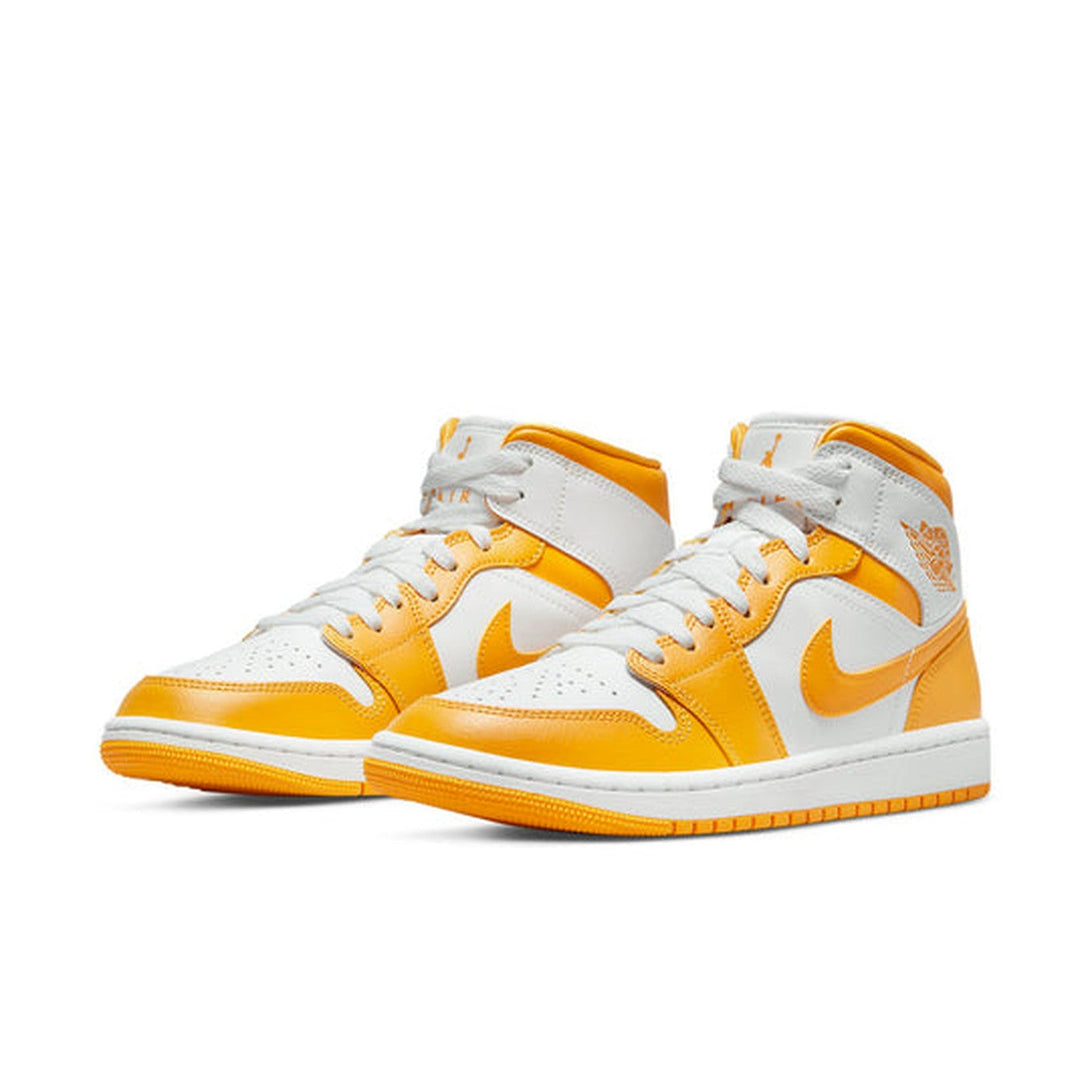 Air Jordan 1 Mid 'University Gold' Wmns- Streetwear Fashion - helmiss.com