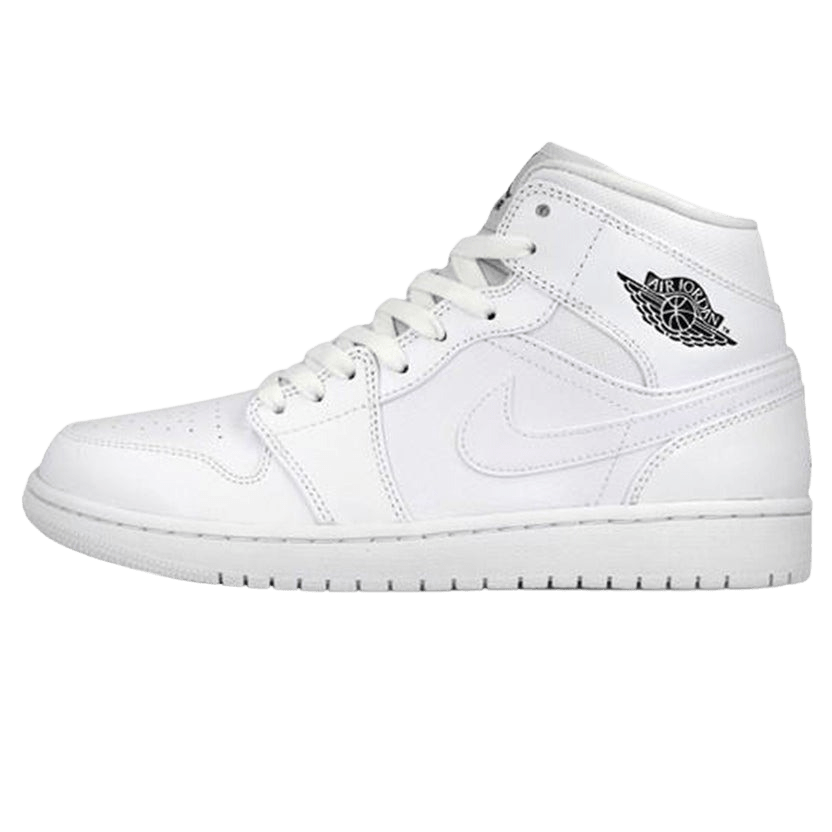 Air Jordan 1 Mid 'White Cool Grey'- Streetwear Fashion - helmiss.com