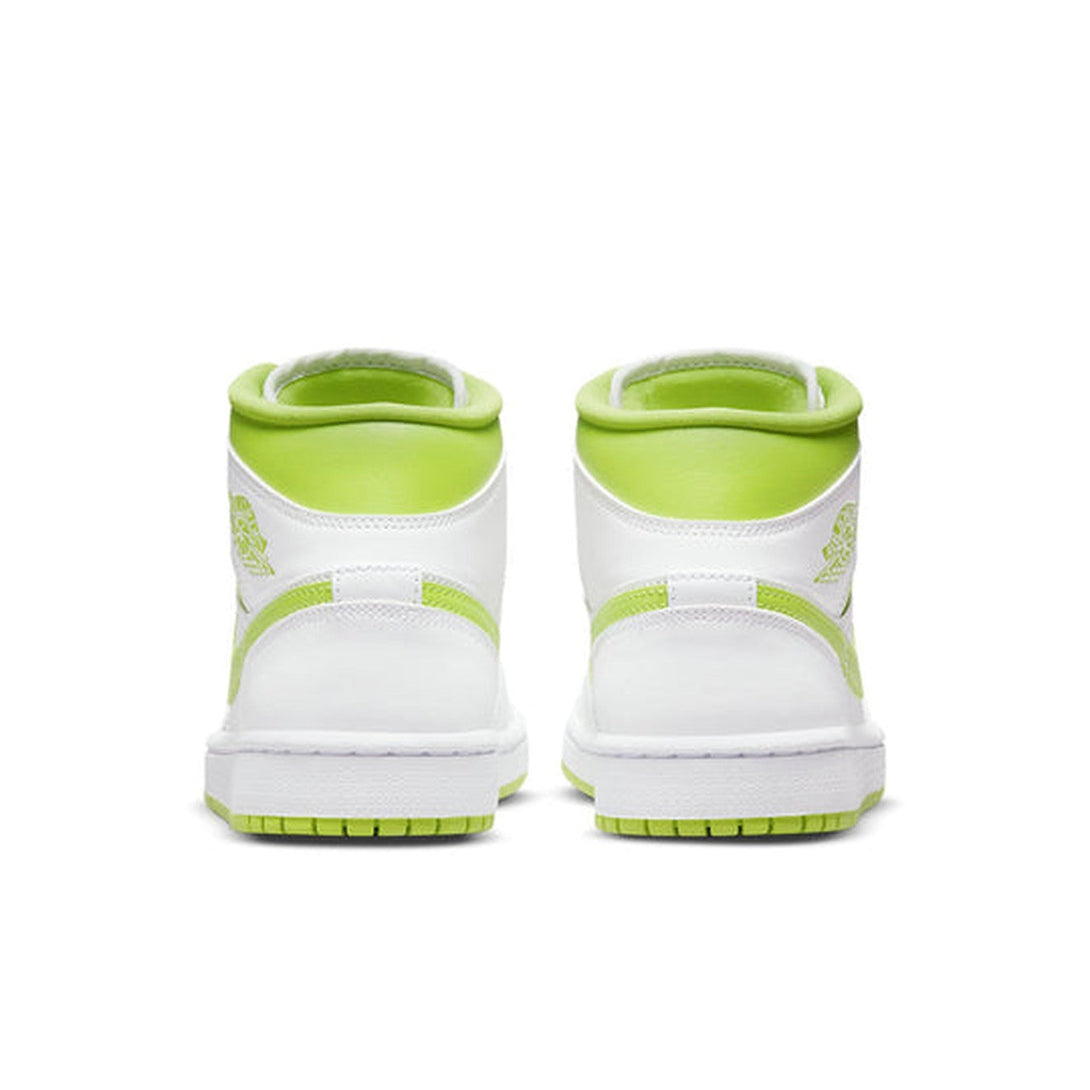 Air Jordan 1 Mid 'White Lime' Wmns- Streetwear Fashion - helmiss.com